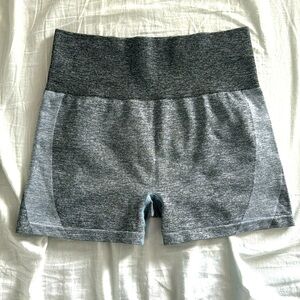 Pink Victorias Secret Women Activewear Shorts S Blue Seamless Workout Yoga